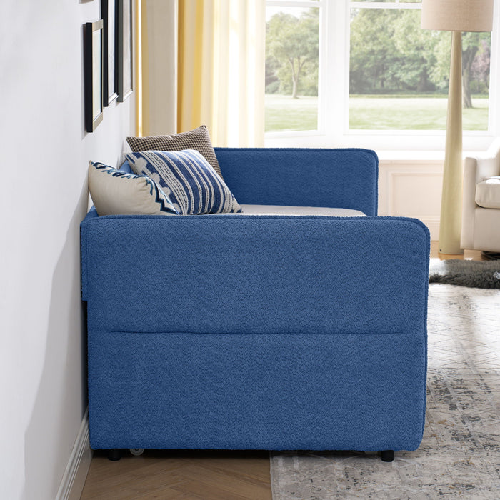 Upholstered Daybed With Pop Up Trundle