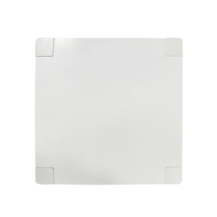 Counter Barstool (Set of 2), Rubber Wood - White