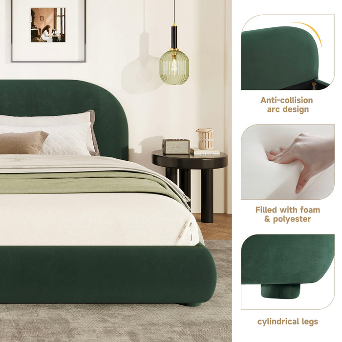 Simple Modern Bedroom Double Upholstered Bed