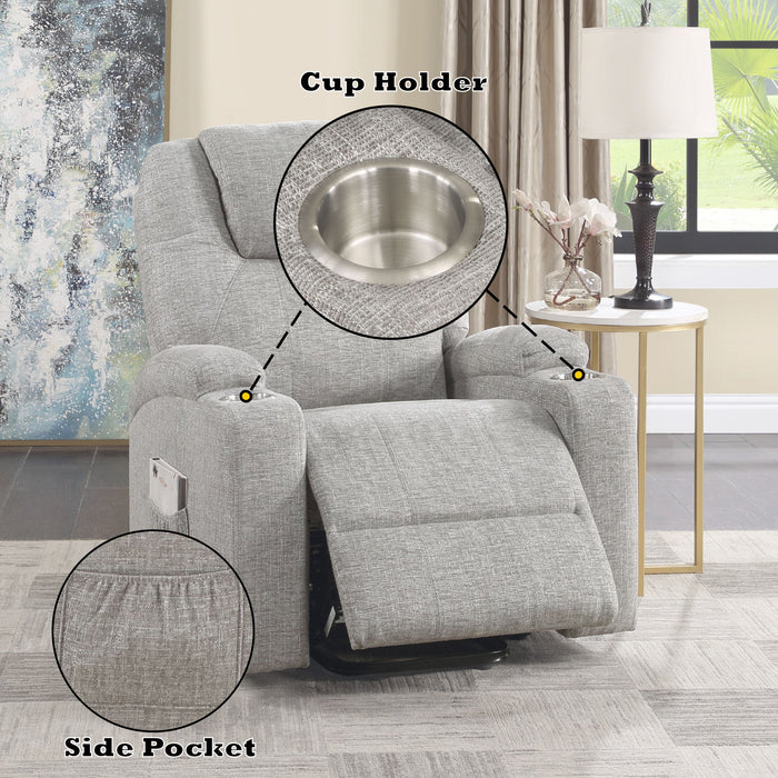 Recliner With Power Lift & Massage