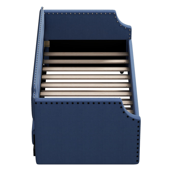 Upholstered Daybed With Trundle