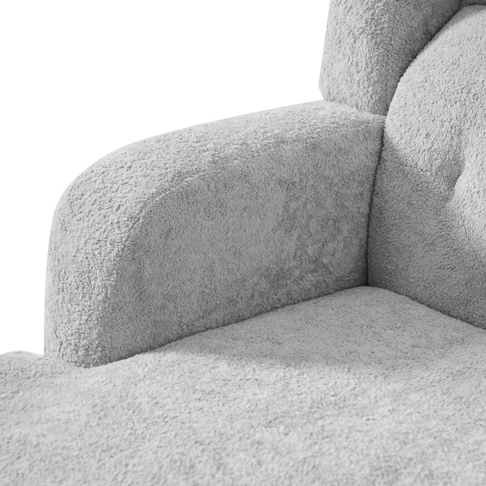 Modern Tufted Upholstered Accent Chair For Living Room