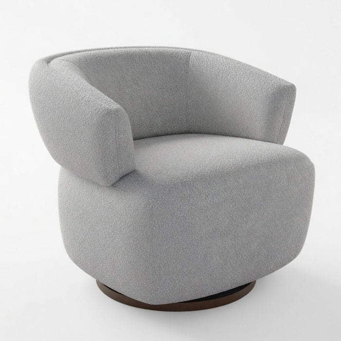 Swivel Barrel Accent Oversized Club Chair
