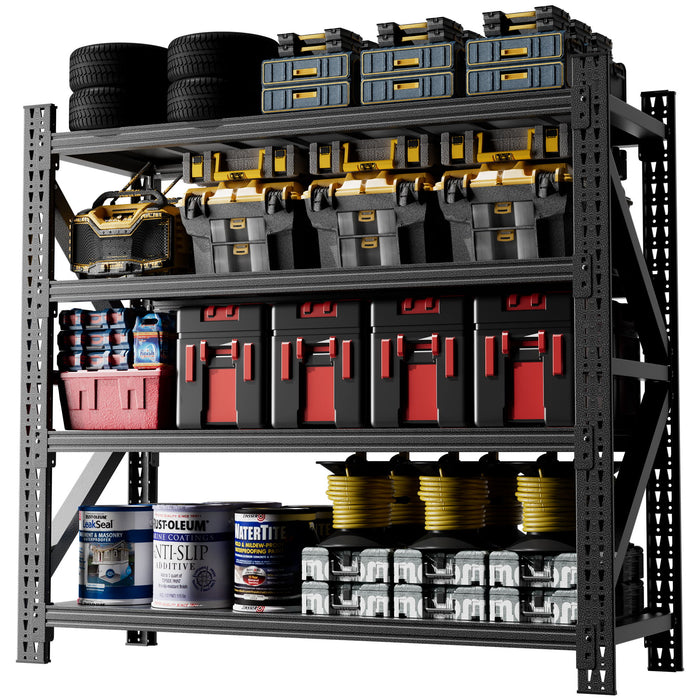 Heavy Duty 4 Shelf Garage Shelving Unit