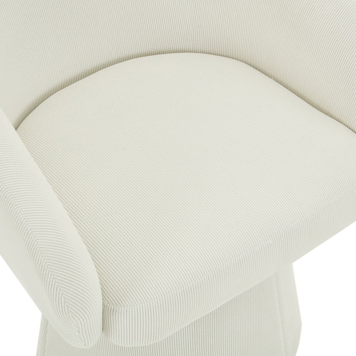Modern Swivel Accent Chair With Ergonomic Barrel Design