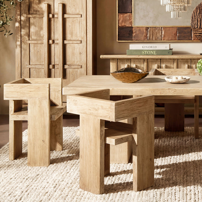 Avenel - Sculptural Block Accent Chair