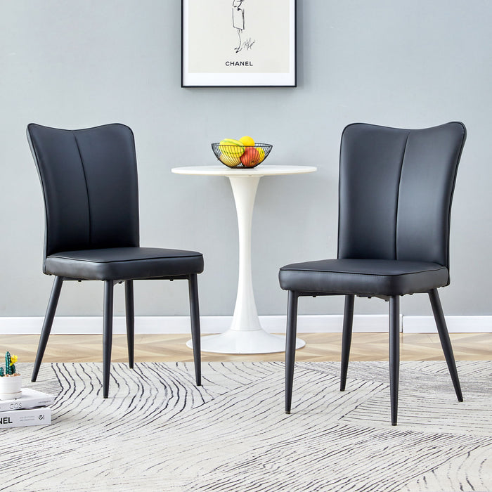 Minimalist Style Minimalist Dining Chairs With Metal Legs