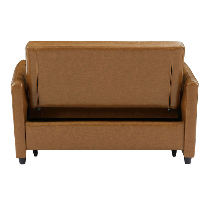 Convertible Sleeper Sofa Bed With 3 USB Ports
