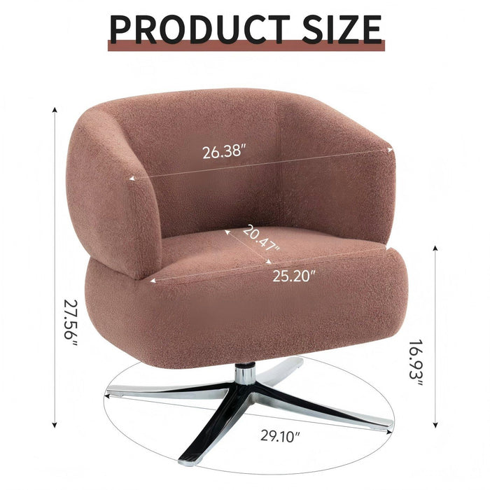 Cuddle Style Leisure Swivel Sofa Chair