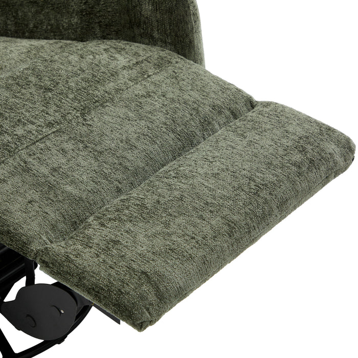 Manual Recliner Massage Chair With Swivel Rocker, 8 Massage Modes, Side Storage Pocket