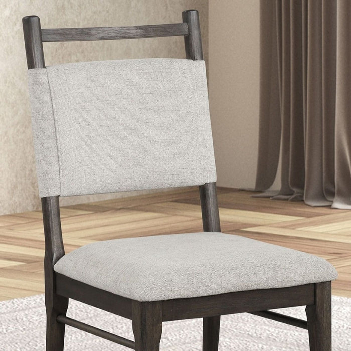 Upholstered Side Chairs (Set of 2) - Dark Walnut