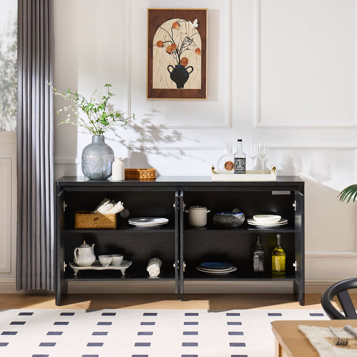 Sideboard Buffet Cabinet With Adjustable Shelves