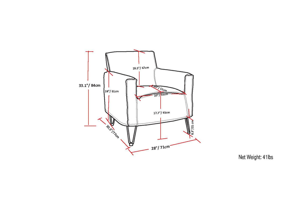 Warren - Accent Chair With Hairpin Legs