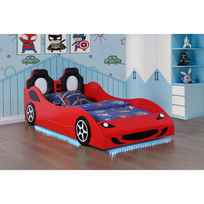 Solana - Race Car Bed With Underglow Lights