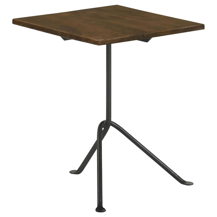 Accent Table With Tripod Legs - Brown