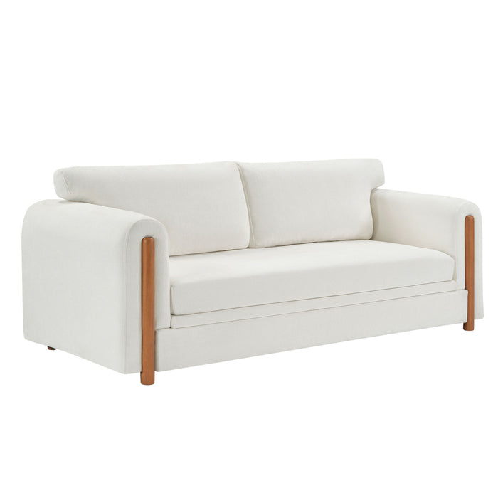 Modern 3 Seater Upholstered Couch Sofa For Living Room