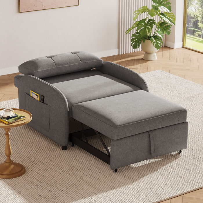 3 In 1 Convertible Sleeper Sofa Bed For Living Room