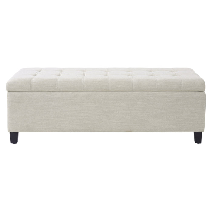 Upholstered Storage Ottoman Bench
