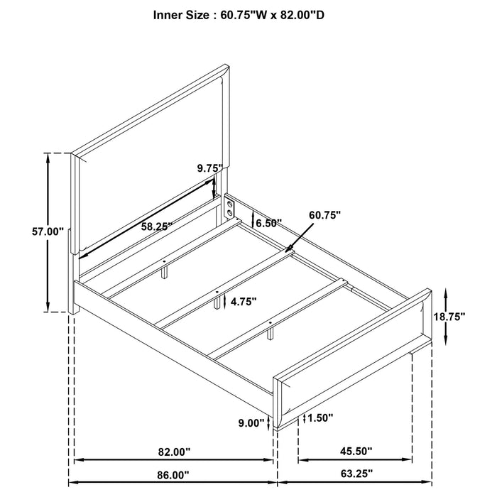 Robinson - Panel Bed