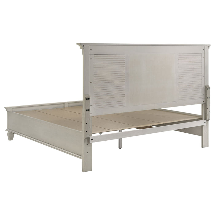 Capistrano - Eastern King Bed With 2 Drawers - White