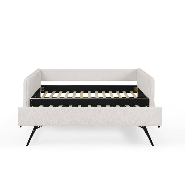 Upholstered Daybed With Pop Up Trundle
