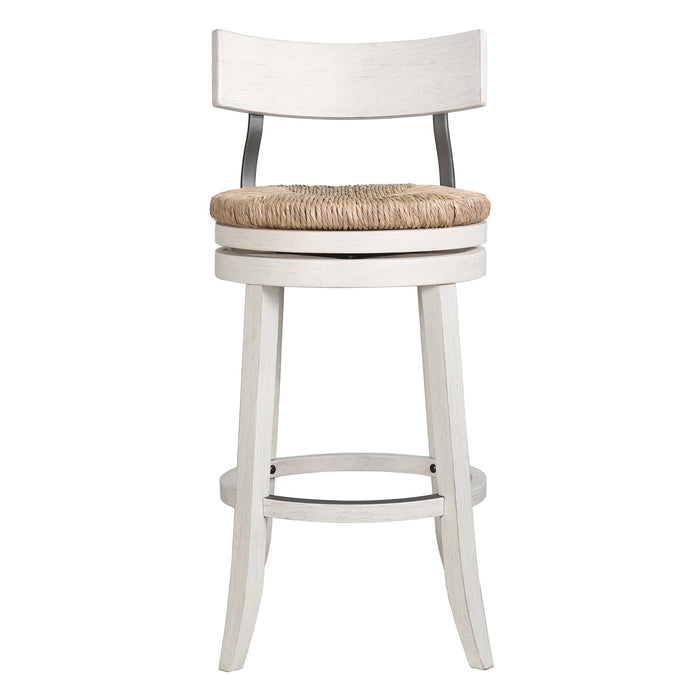 Stool With Natural Seagrass Seat
