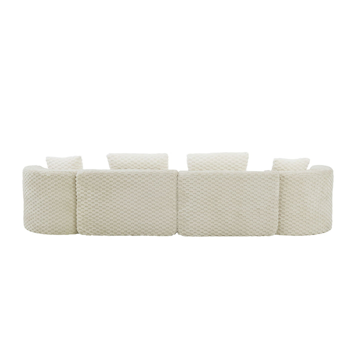 Modular Sectional Sofa With Free Combination Design