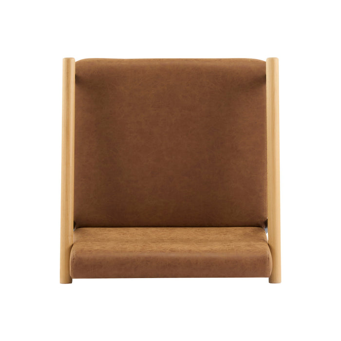 Mid Century Modern Counter Stool Set With Iron Frame