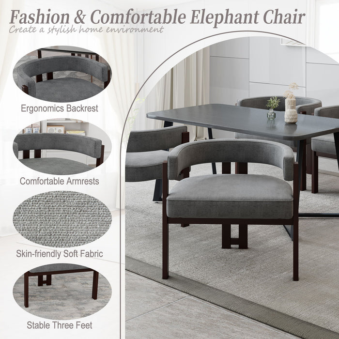 Modern Accent Teddy Upholstered Armchair