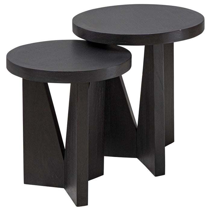Nadette - Nesting Tables (Set of 2) - Black