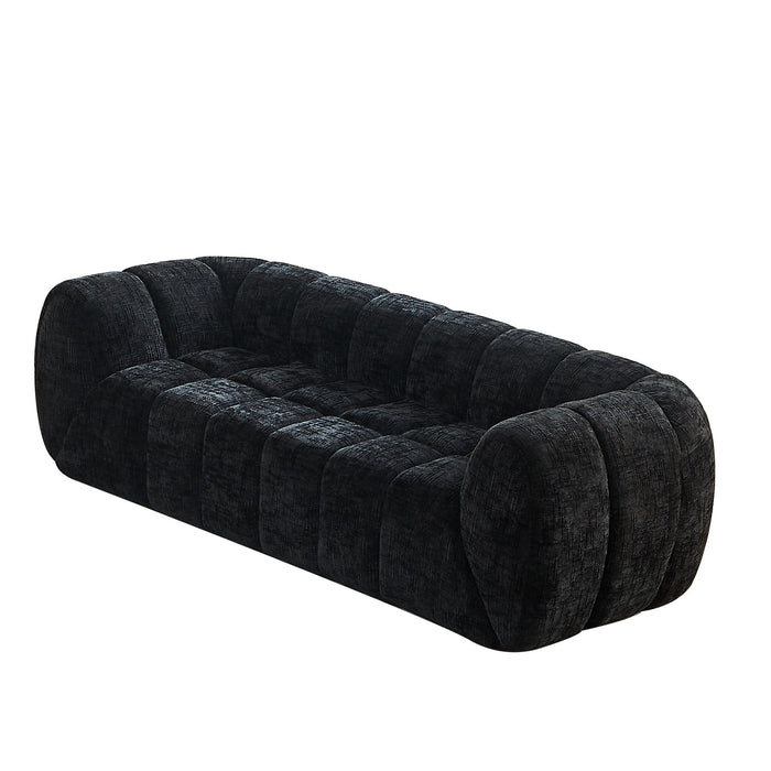 Modern Sofa With Piano Key Backrest