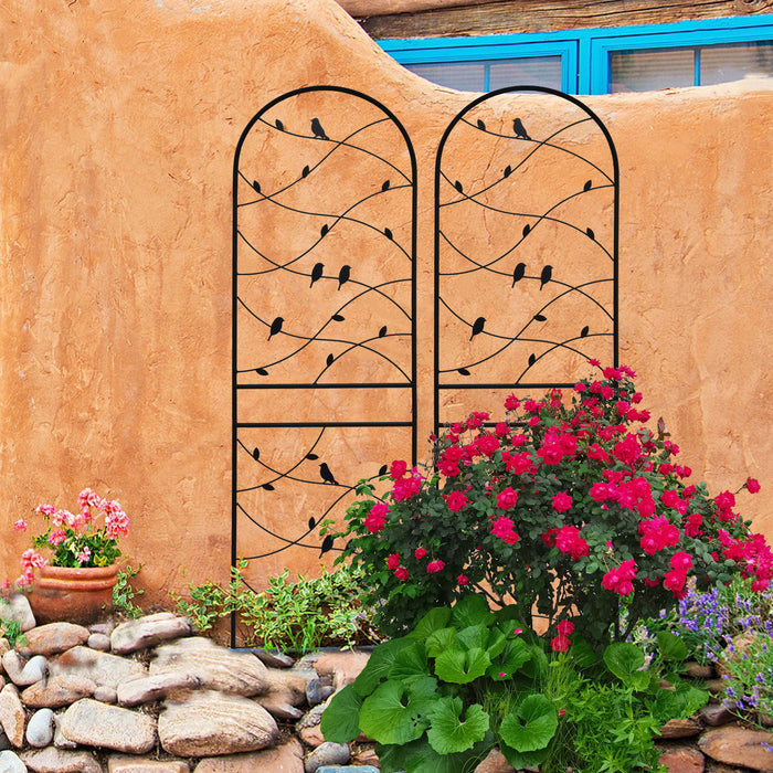 Garden Rustproof Trellis For Climbing Plants