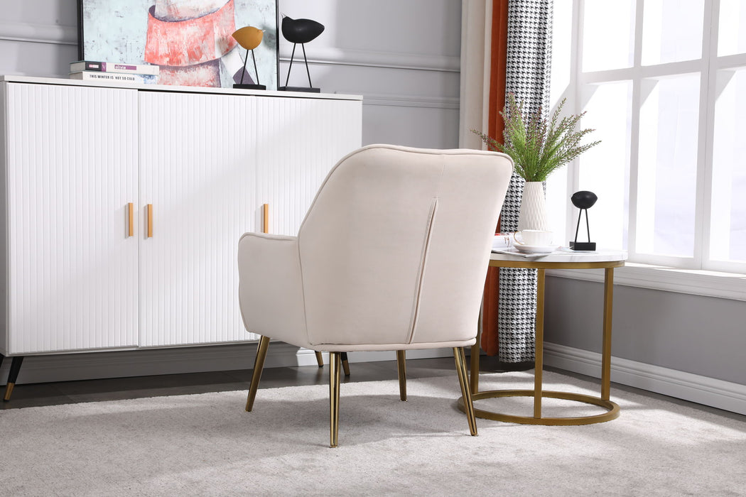 Modern Mid-Century Chair Tufted Sherpa Armchair For Living Room Bedroom Office