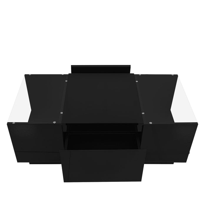LED Coffee Table, Modern Center Table