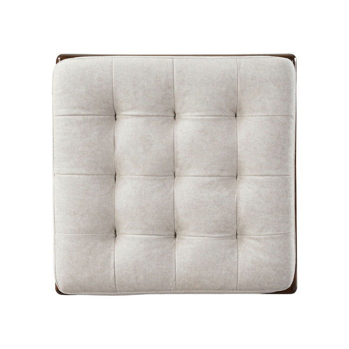 Letitia - Cat Bed Ottoman - Walnut