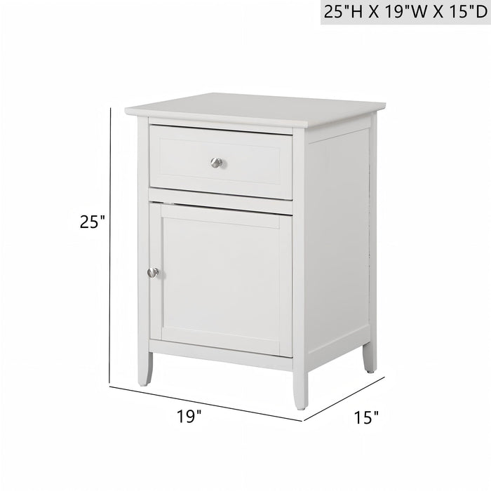 1 Drawer / 1 Door Nightstand