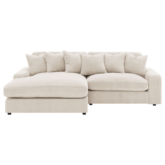 Upton - Reversible Sectional Sofa With Oversized Chaise - Sand
