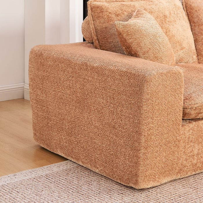 Sectional Sofa With Moveable Ottoman