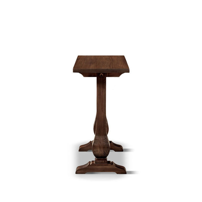 Whitmore - Trestle Console Table - Dark Brown