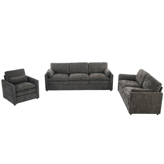 Cozy Sofa Set Oversized Comfy Cloud Sofa With Double Cushion