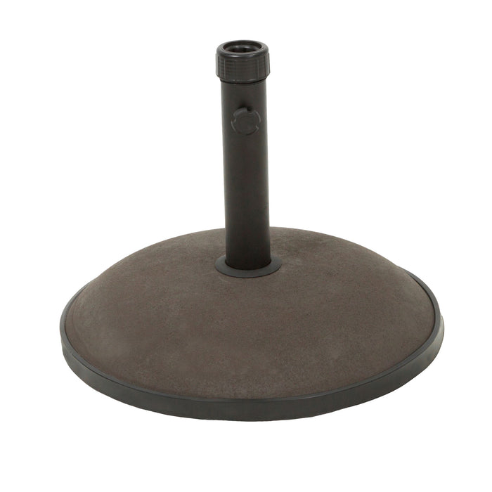 Holder Round Umbrella Base 33 Lbs Concrete - Brown
