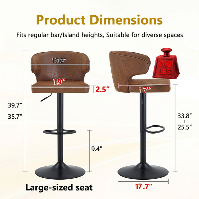 Adjustable Swivel Bar Chair