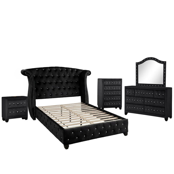 Sophia - Upholstered Bedroom Set