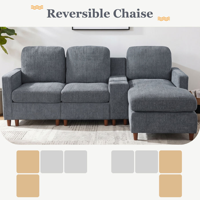L - Sectional Sofa With Reversible Chaise