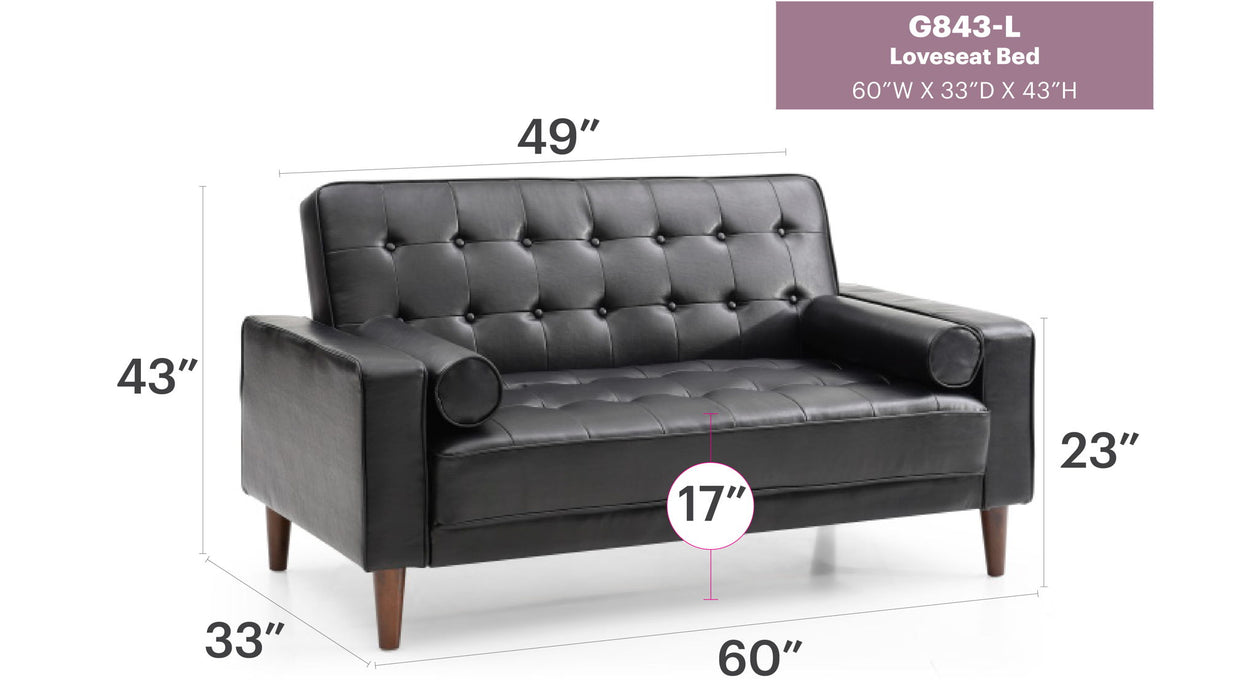 Contemporary Loveseat For Two