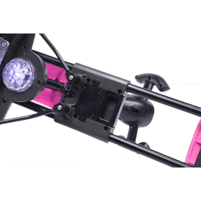 Electric Kids Pedal Go Kart With Adjustable Seat, Foldable Design