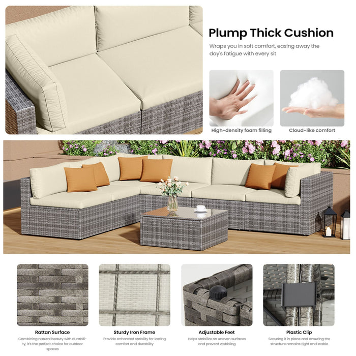 Modern Patio Set With Coffee Table