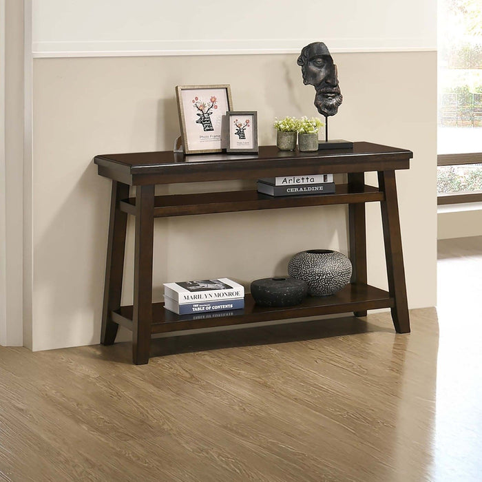 3 Piece Occasional Table Se, Coffee Table, End Table & Sofa Table - Walnut