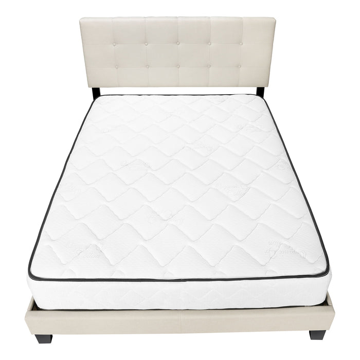 Bed, Upholstered, Frame Only, Transitional