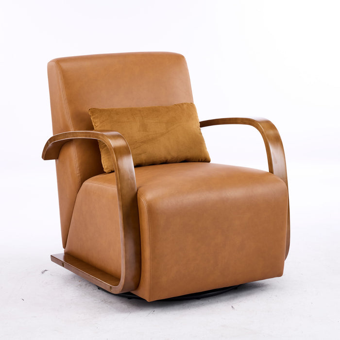 Swivel Accent Rotatable Ergonomic Single Chair For Living Room